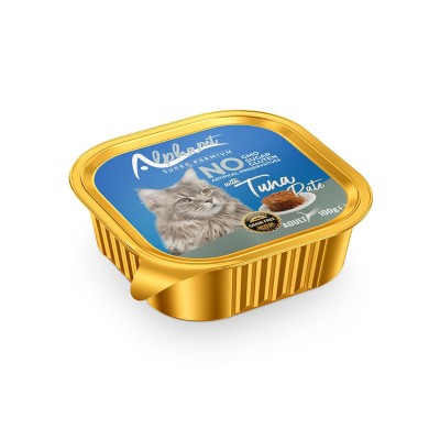 Alphapet Super Premium Πατέ 100gr για Ενήλικες Γάτες με Τόνο σε Τασάκι Alphapet Super Premium Πατέ 100gr για Ενήλικες Γάτες με Τόνο σε Τασάκι
