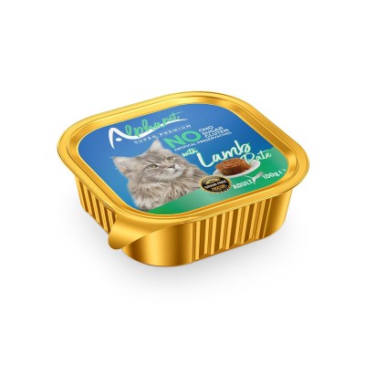 Alphapet Super Premium Πατέ 100gr για Ενήλικες Γάτες με Αρνί σε Τασάκι