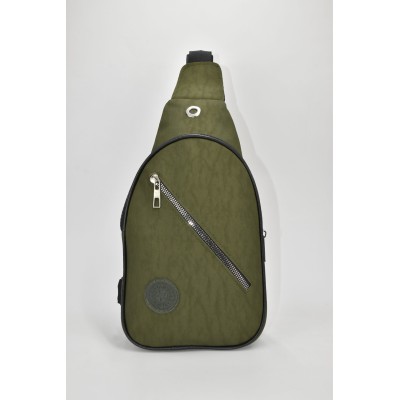 David Polo Unisex τσάντα Freebag με δύο θήκες Χακί