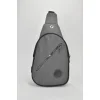 David Polo Unisex τσάντα Freebag με δύο θήκες Γκρι