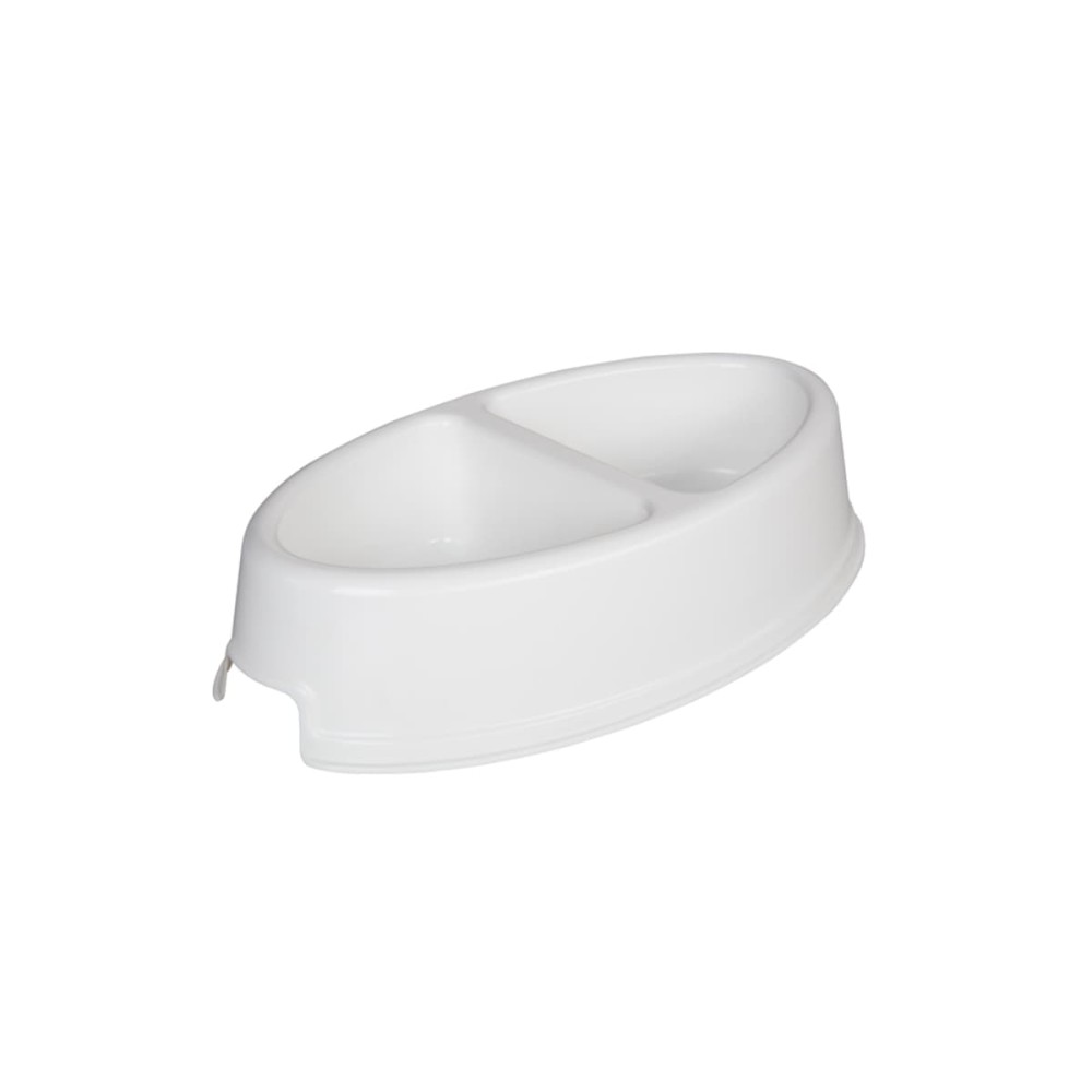 Joypet Πλαστικό Ellipse Διπλό Μπολ Φαγητού & Νερού για  Σκύλο & Γάτα 0,4LT (Διάφορα Χρώματα)