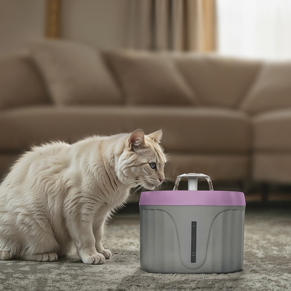 Joypet Πλαστικό Στρογγυλό Συντριβάνι για Γάτα (Διάφορα Χρώματα)