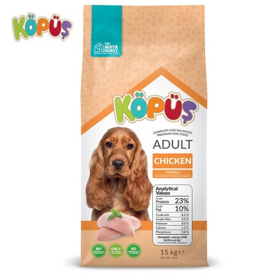 Maya Family Kopus 15kg ξηρά τροφή για ενήλικους σκύλους με κοτόπουλο
