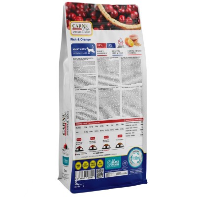 Maya Family Carni Life Cranberry 5kg ξηρά τροφή για ενήλικες γάτες με ψάρι και πορτοκάλι