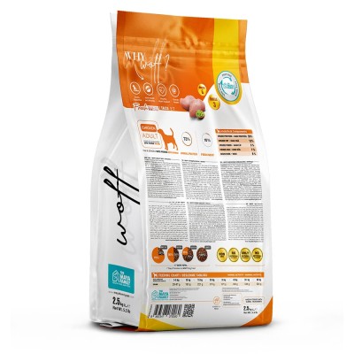 Maya Family Woff 2,5kg ξηρά τροφή για ενήλικους σκύλους με κοτόπουλο 
