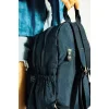Mega Bag γυναικείο σακίδιο πλάτης με γαντζάκι μπροστά Πετρόλ