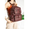 Mega Bag Γυναικείο Σακίδιο Πλάτης διακοσμητικά λουριά Μπορντό