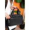 Mega Bag Γυναικεία Τσάντα χειρός μονής θήκης Μαύρο Mega Bag Γυναικεία Τσάντα χειρός μονής θήκης Μαύρο