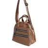Mega Bag Γυναικεία Τσάντα Χιαστί με τρεις θήκες Χάλκινο Mega Bag Γυναικεία Τσάντα Χιαστί με τρεις θήκες Χάλκινο