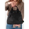 Mega Bag Γυναικεία Τσάντα Χιαστί με τρεις θήκες Μαύρο Mega Bag Γυναικεία Τσάντα Χιαστί με τρεις θήκες Μαύρο