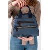 Mega Bag Γυναικεία Τσάντα Χιαστί με τρεις θήκες Μπλε Mega Bag Γυναικεία Τσάντα Χιαστί με τρεις θήκες Μπλε