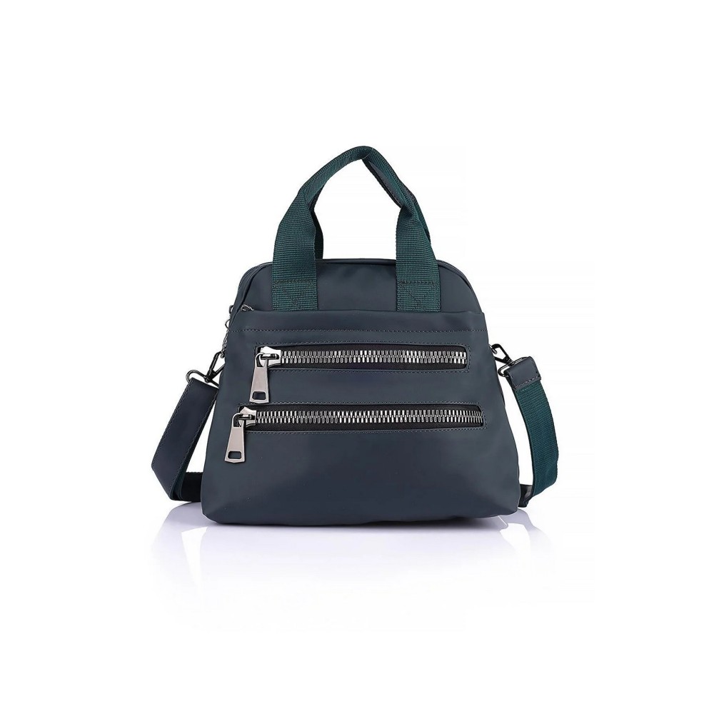 Mega Bag Γυναικεία Τσάντα Χιαστί με τρεις θήκες Πράσινο Mega Bag Γυναικεία Τσάντα Χιαστί με τρεις θήκες Πράσινο
