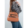 Mega Bag Γυναικεία Τσάντα Χιαστί με τρεις θήκες Ταμπά Mega Bag Γυναικεία Τσάντα Χιαστί με τρεις θήκες Ταμπά