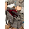 Mega Bag Γυναικεία Τσάντα ώμου με δύο θήκες Ανθρακί Mega Bag Γυναικεία Τσάντα ώμου με δύο θήκες Ανθρακί