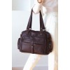 Mega Bag Γυναικεία Τσάντα ώμου με πολλαπλές θήκες Μπορντό Mega Bag Γυναικεία Τσάντα ώμου με πολλαπλές θήκες Μπορντό