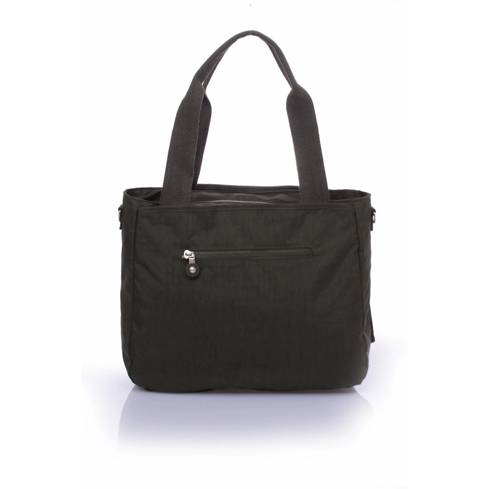 Mega Bag Γυναικεία τσάντα ώμου με τρείς θήκες Πράσινο Mega Bag Γυναικεία τσάντα ώμου με τρείς θήκες Πράσινο
