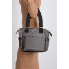 Mega Bag Γυναικεία Τσάντα ώμου μονής θήκης Ανθρακί Μαύρο Mega Bag Γυναικεία Τσάντα ώμου μονής θήκης Ανθρακί Μαύρο