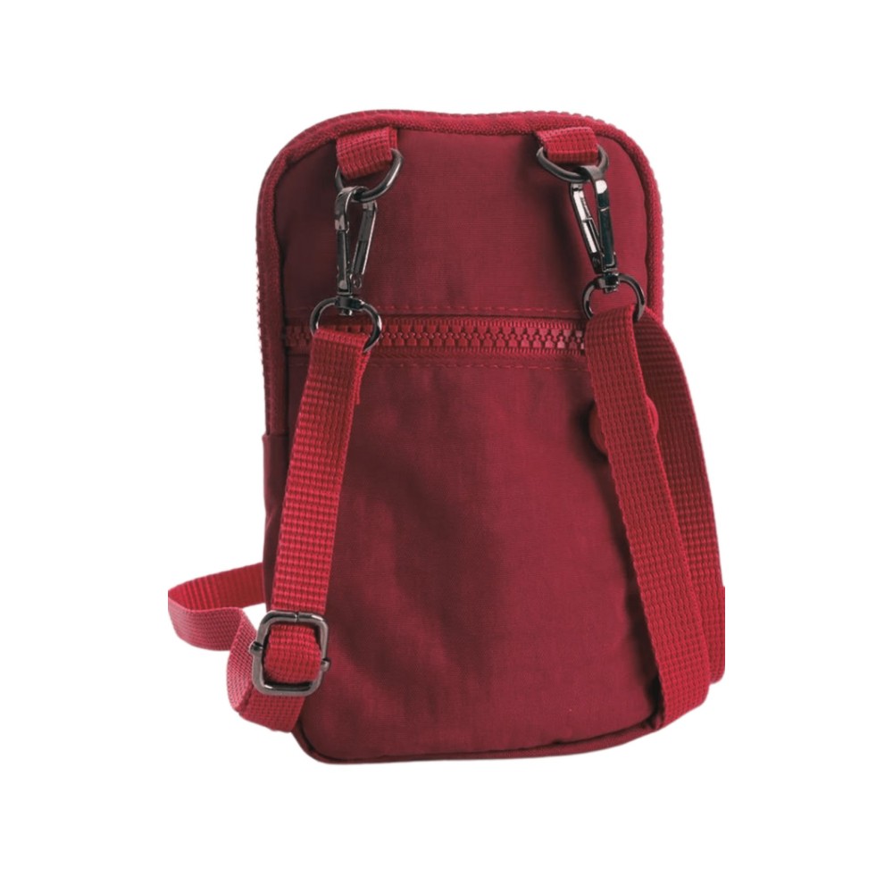 Mega Bag Γυναικείο Πορτοφόλι & Θήκη Τηλεφώνου με λουράκι με δύο θήκες Μπορντό Mega Bag Γυναικείο Πορτοφόλι & Θήκη Τηλεφώνου με λουράκι με δύο θήκες Μπορντό