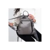 Mega Bag Γυναικείο Σακίδιο Πλάτης συνθετικό αδιάβροχο ύφασμα Ανθρακί Mega Bag Γυναικείο Σακίδιο Πλάτης συνθετικό αδιάβροχο ύφασμα Ανθρακί