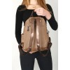 Mega Bag Γυναικείο Σακίδιο Πλάτης με πολλαπλές θήκες Χάλκινο Mega Bag Γυναικείο Σακίδιο Πλάτης με πολλαπλές θήκες Χάλκινο