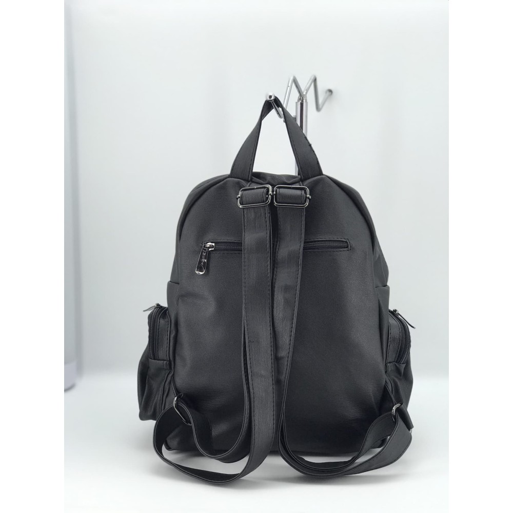 Mega Bag Γυναικείο Σακίδιο Πλάτης με πλαϊνές θήκες Μαύρο Mega Bag Γυναικείο Σακίδιο Πλάτης με πλαϊνές θήκες Μαύρο