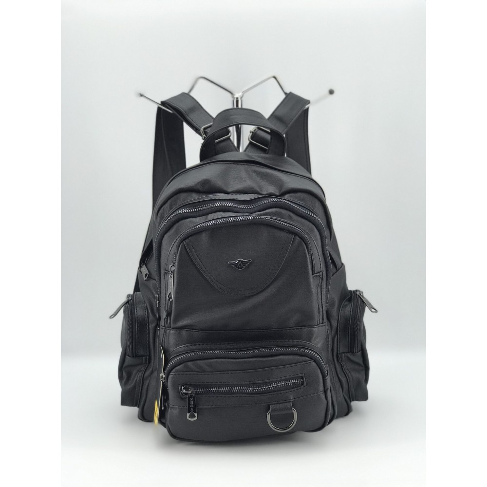 Mega Bag Γυναικείο Σακίδιο Πλάτης με πλαϊνές θήκες Μαύρο Mega Bag Γυναικείο Σακίδιο Πλάτης με πλαϊνές θήκες Μαύρο