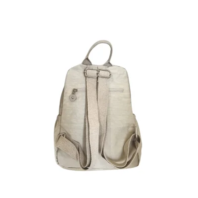 Mega Bag Γυναικείο Σακίδιο Πλάτης με τέσσερις θήκες Κρεμ