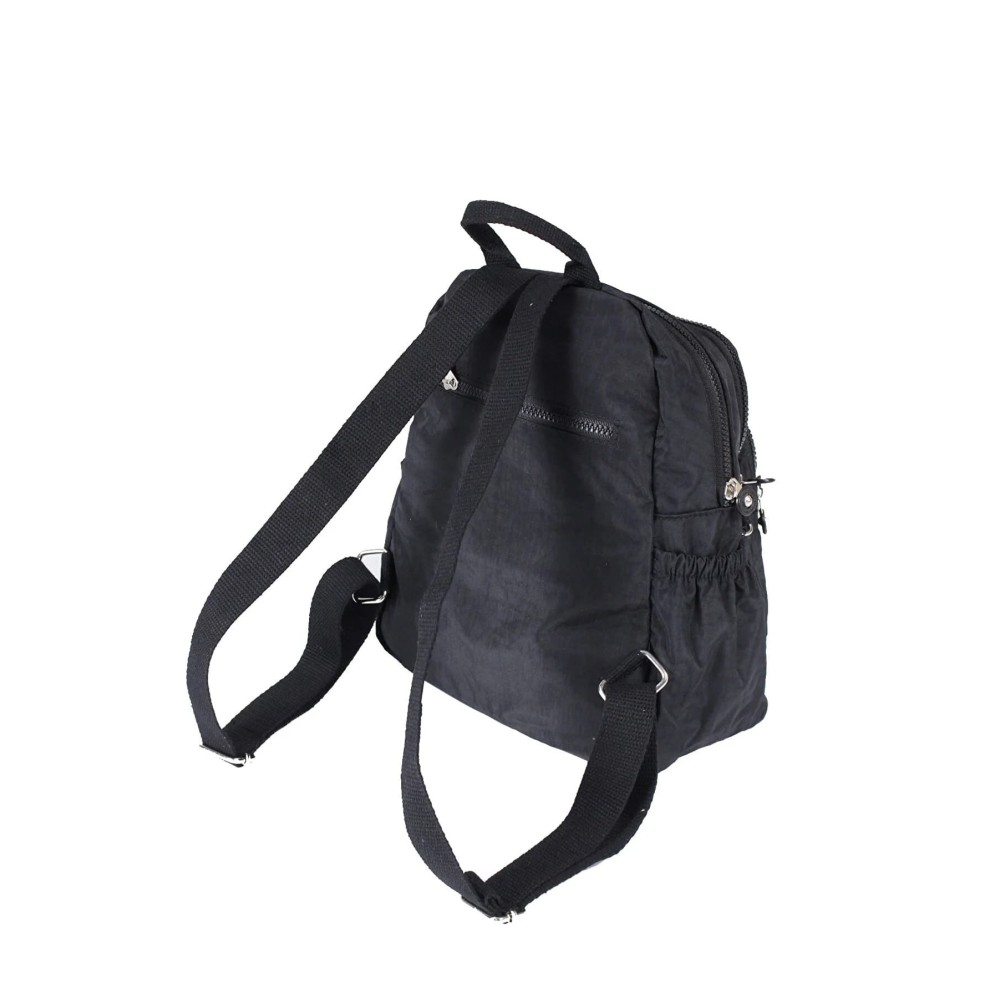 Mega Bag Γυναικείο Σακίδιο Πλάτης με τέσσερις θήκες Μαύρο Mega Bag Γυναικείο Σακίδιο Πλάτης με τέσσερις θήκες Μαύρο