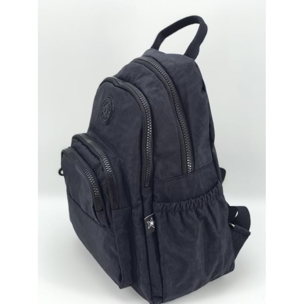 Mega Bag Γυναικείο Σακίδιο Πλάτης με τέσσερις θήκες Μαύρο Mega Bag Γυναικείο Σακίδιο Πλάτης με τέσσερις θήκες Μαύρο