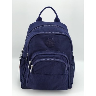 Mega Bag Γυναικείο Σακίδιο Πλάτης με τέσσερις θήκες Ναυτικό Μπλε