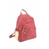 Mega Bag Γυναικείο Σακίδιο Πλάτης με τέσσερις θήκες Ροδακινί Mega Bag Γυναικείο Σακίδιο Πλάτης με τέσσερις θήκες Ροδακινί