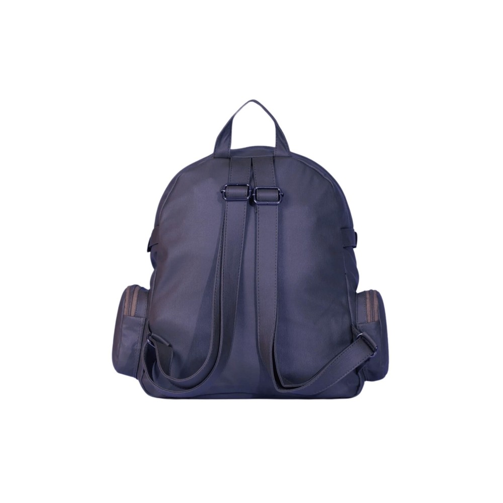 Mega Bag Γυναικείο Σακίδιο Πλάτης διακοσμητικά λουριά Ναυτικό Μπλε Mega Bag Γυναικείο Σακίδιο Πλάτης διακοσμητικά λουριά Ναυτικό Μπλε