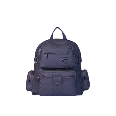 Mega Bag Γυναικείο Σακίδιο Πλάτης διακοσμητικά λουριά Ναυτικό Μπλε