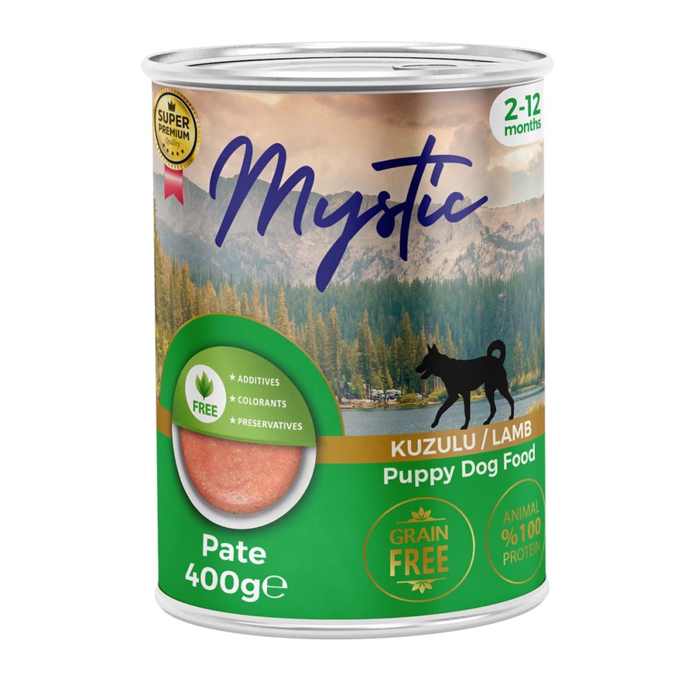 Mystic Super Premium Πατέ 400gr Grain Free για Κουτάβια με Αρνί