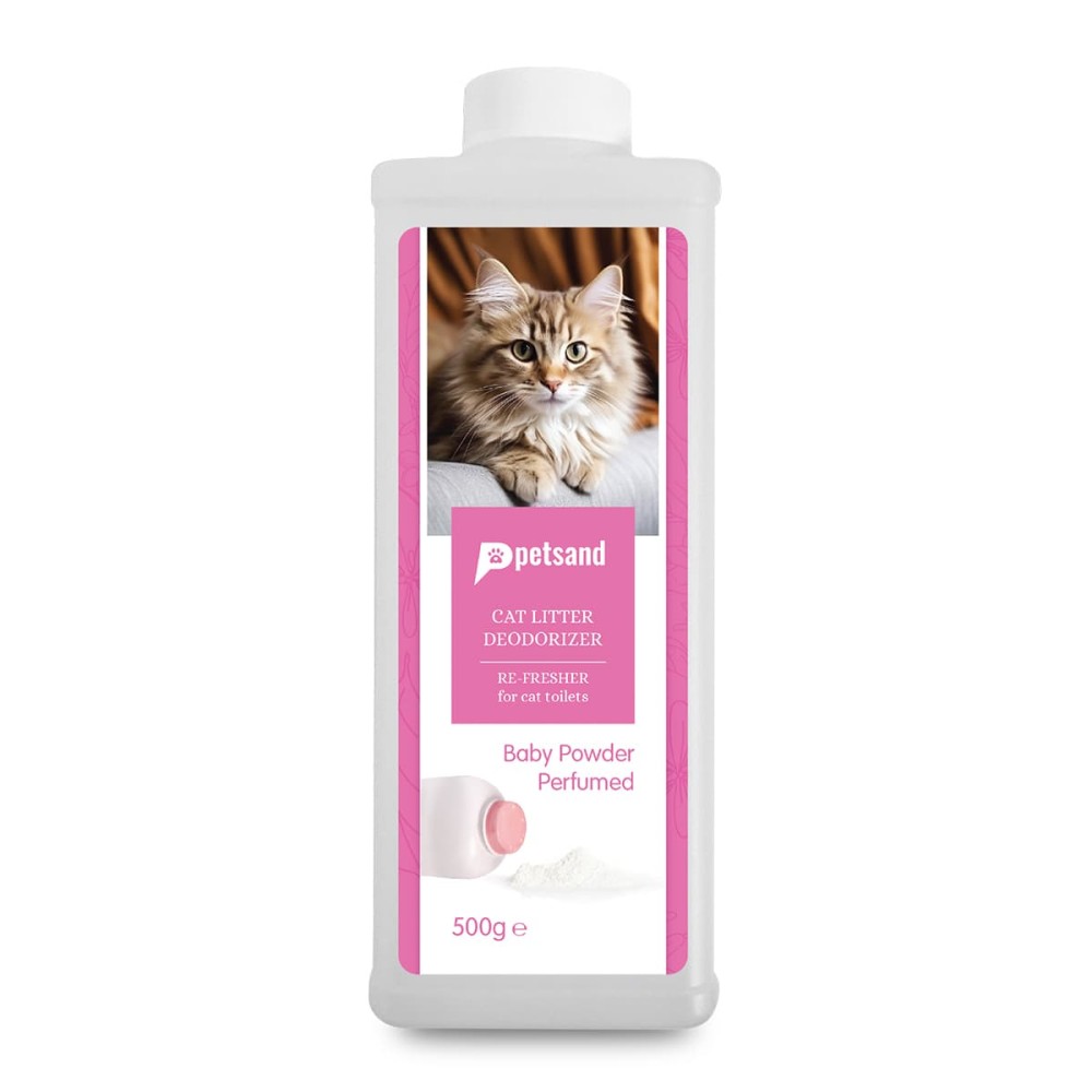 Petsand Αποσμητικοί Μικροκόκκοι Άμμου Γάτας με Άρωμα Baby Powder