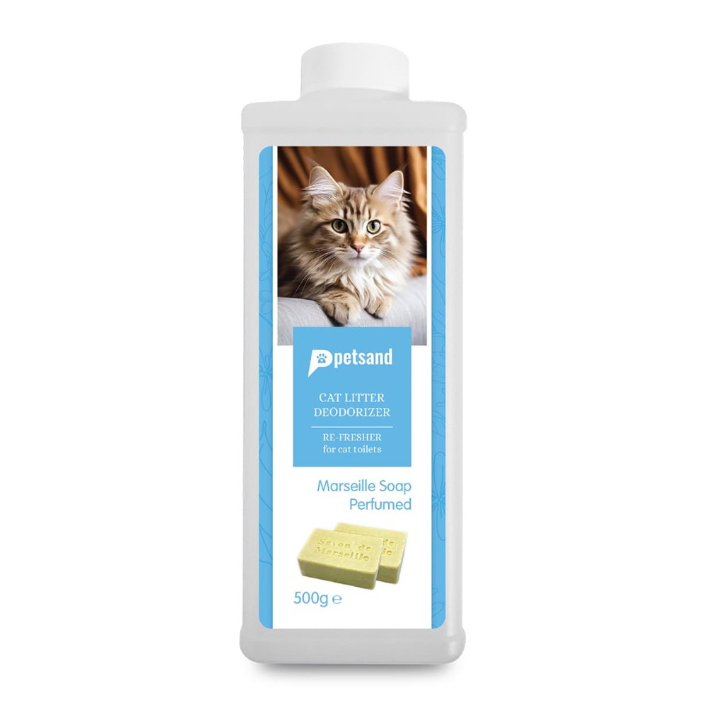 Petsand Αποσμητικοί Μικροκόκκοι Άμμου Γάτας με Άρωμα Marseille Soap
