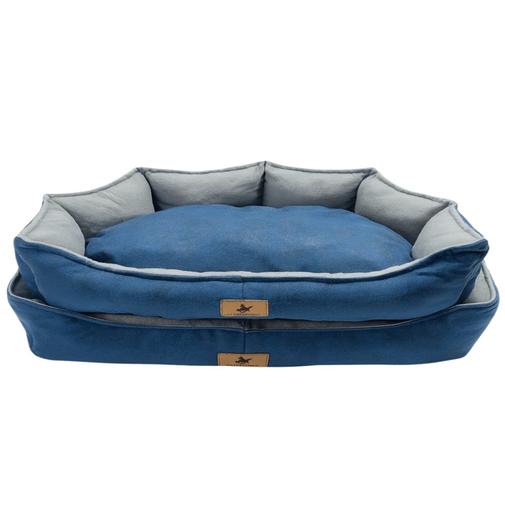 Robert Shop Collection Σετ Κρεβατιών Κατοικιδίων Αζαλέα Μπλε-Γκρι 2τμχ