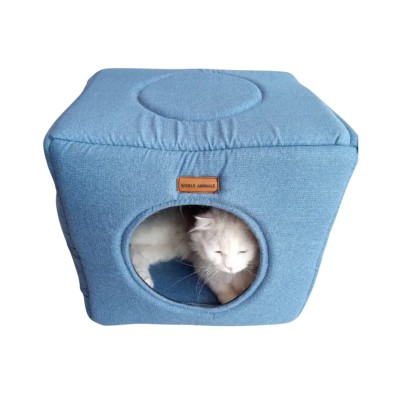 Robert Shop Collection Πολυμορφικό Κρεβάτι Κατοικιδίων 3D Γαλάζιο