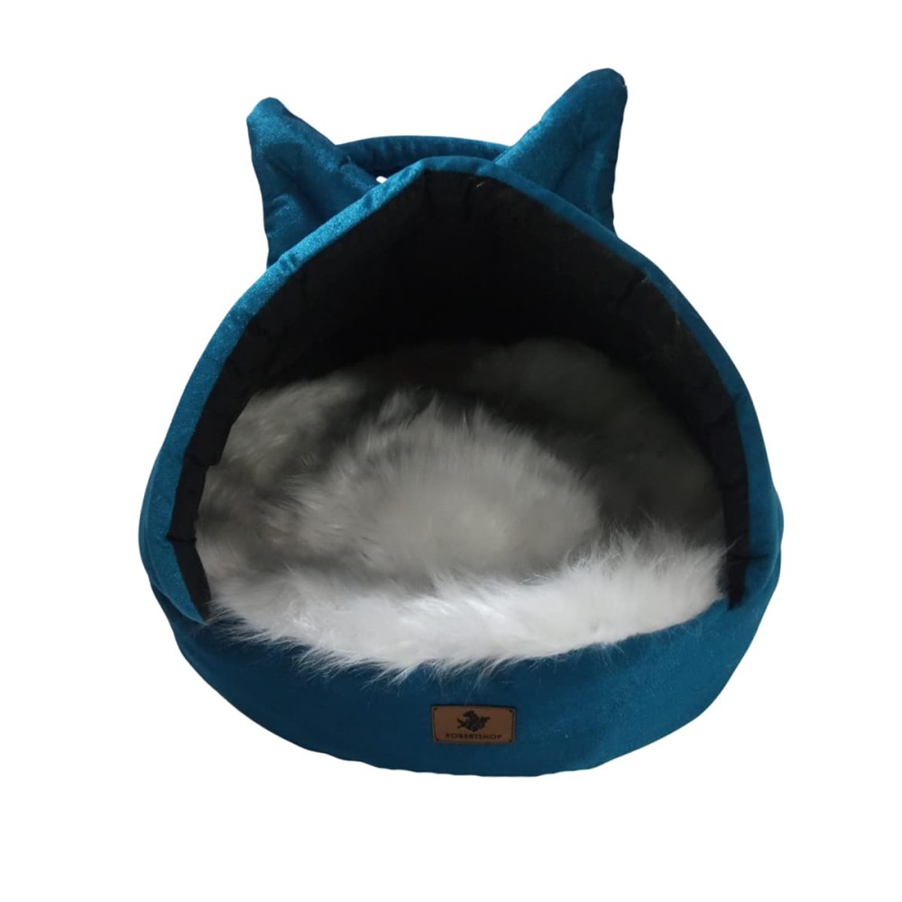 Robert Shop Collection Κρεβάτι Κατοικιδίων με Αυτάκια Μπλε