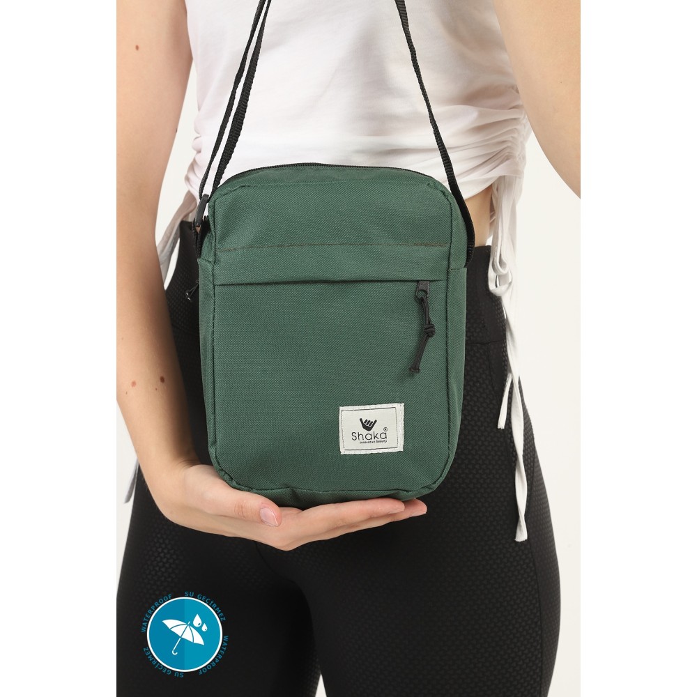 Shaka mini τσάντα χιαστί μονής θήκης Λαδί Shaka mini τσάντα χιαστί μονής θήκης Λαδί