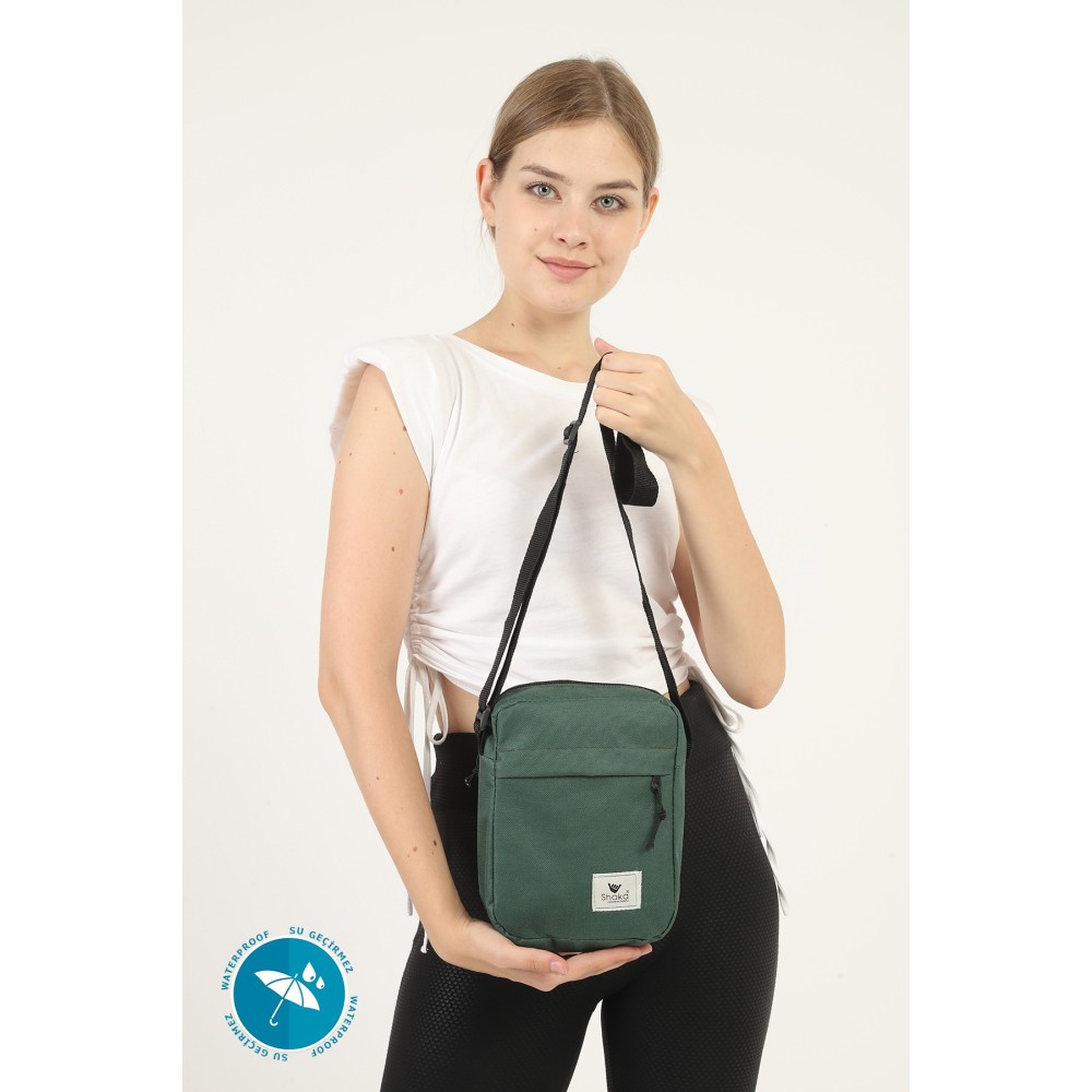 Shaka mini τσάντα χιαστί μονής θήκης Λαδί Shaka mini τσάντα χιαστί μονής θήκης Λαδί