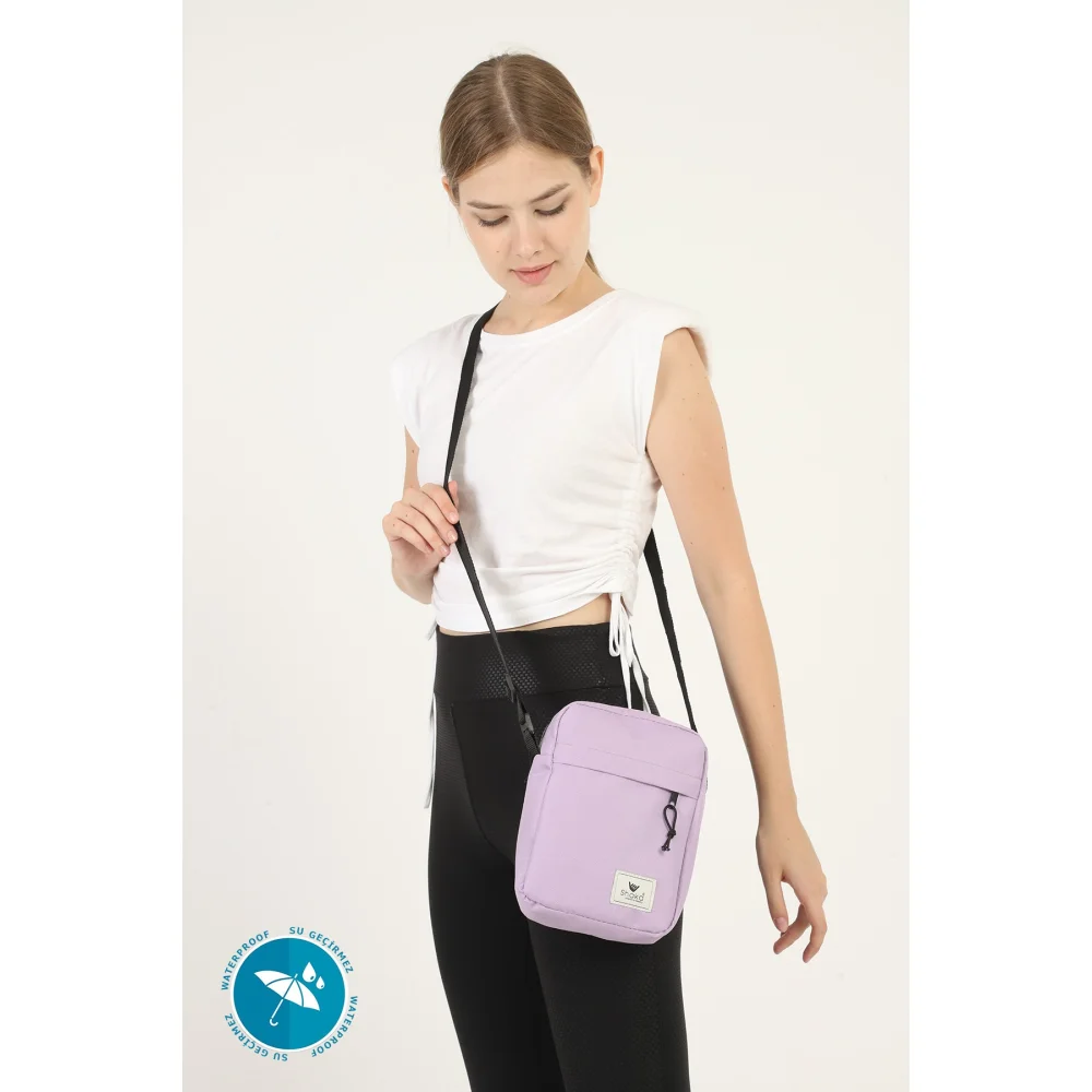 Shaka mini τσάντα χιαστί μονής θήκης Λιλά Shaka mini τσάντα χιαστί μονής θήκης Λιλά