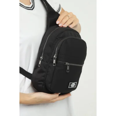 Shaka Τσαντάκι Freebag με δύο θήκες Μαύρο
