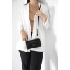 Silver Polo Μαύρο Γυναικείο Πορτοφόλι & Θήκη Κάρτας/Τηλεφώνου με λουράκι και με ασημί αξεσουάρ Silver Polo Μαύρο Γυναικείο Πορτοφόλι & Θήκη Κάρτας/Τηλεφώνου με λουράκι και με ασημί αξεσουάρ