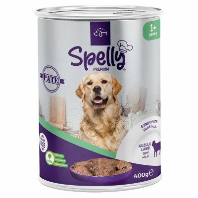 Spelly Premium Πατέ Αρνί για Ενήλικους Σκύλους 400gr