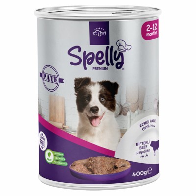 Spelly Premium Πατέ Μοσχάρι για Κουτάβια 400gr