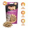Uniq 50gr Λιχουδιά για Γάτες για Τριχόμπαλες Μαλακές Καρδιές με Κοτόπουλο