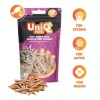 Uniq 50gr Λιχουδιά για Γάτες Μαλακές Λωρίδες με Σολομό και Ταυρίνη Uniq 50gr Λιχουδιά για Γάτες Μαλακές Λωρίδες με Σολομό και Ταυρίνη