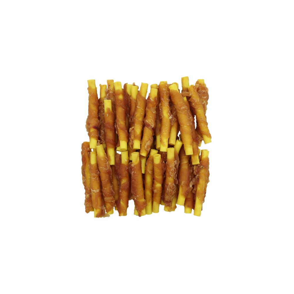 Uniq 500gr Λιχουδιά για Σκύλους Σωλήνες Γλυκοπατάτας Τυλιγμένοι με Κουνέλι