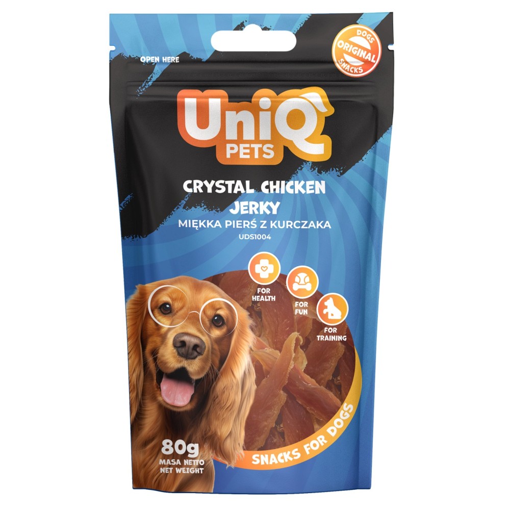 Uniq 80gr Λιχουδιά για Σκύλους Κομμάτια Κοτόπουλου Uniq 80gr Λιχουδιά για Σκύλους Κομμάτια Κοτόπουλου
